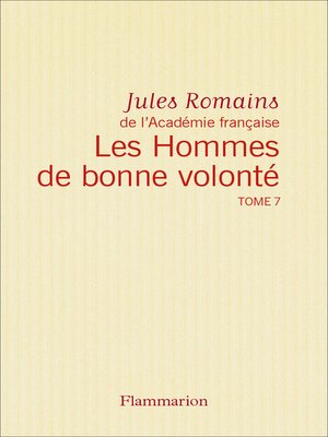 cover image of Les Hommes de bonne volonté, L'Intégrale 7